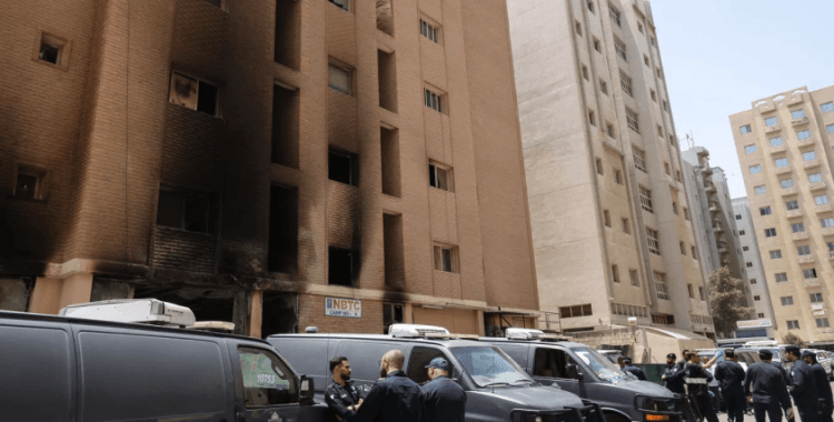 Kuveyt'te yangın: Can kaybı 49'a yükseldi