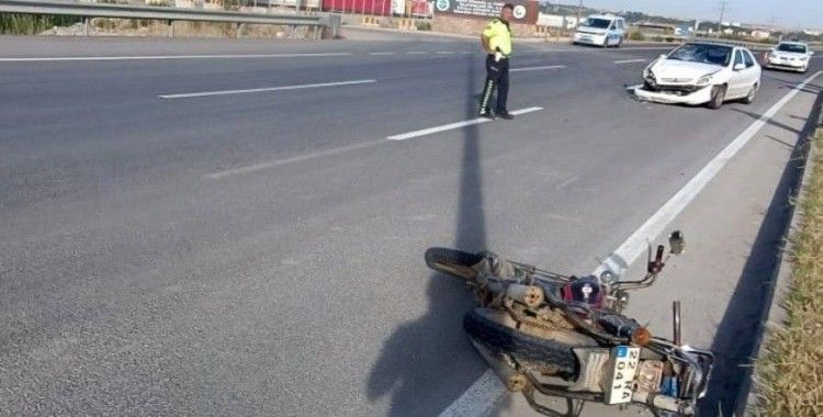 İpsala’da otomobilin çarptığı motosiklet sürücüsü hayatını kaybetti
