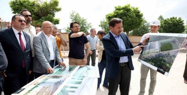 Başkan Hasan Kılca ve belediye meclis üyeleri, ilçedeki yatırımları inceledi
