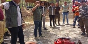 Marmaris Orman İşletme Müdürlüğü’nden arama kurtarma ekiplerine yangın eğitimi
