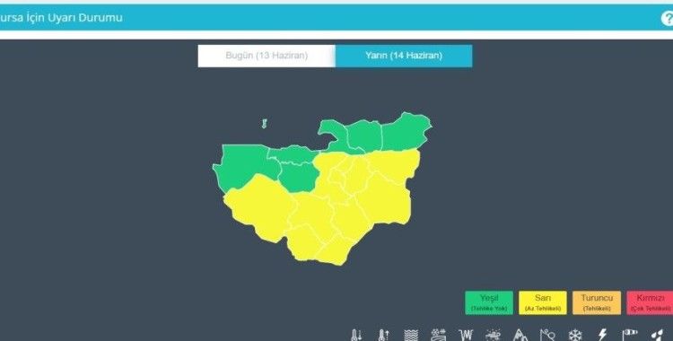Meteorolojiden Bursa son dakika uyarısı
