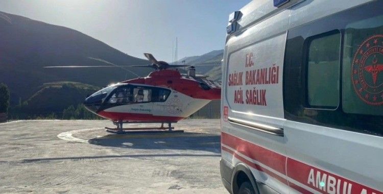 18 yaşındaki genç için helikopter havalandı
