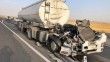 Cizre’de tanker tıra arkadan çarptı: 1 yaralı
