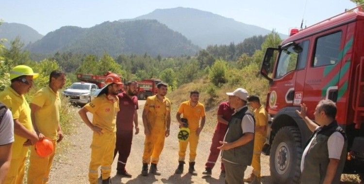 Feke’de orman yangını tatbikatı yapıldı
