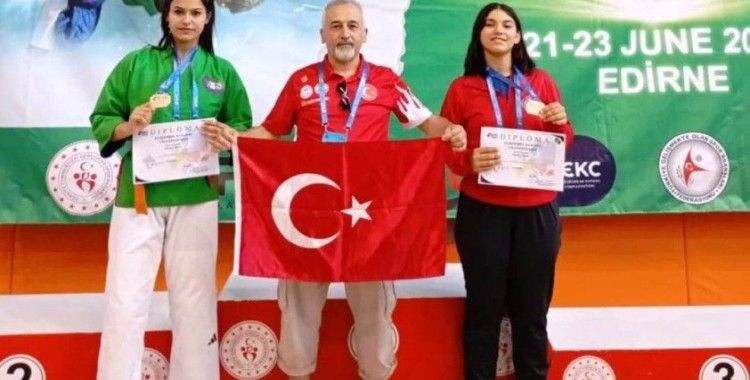 Kütahyalı sporcular Avrupa Kuraş Şampiyonasından 2 altın madalya ile döndü
