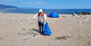 Ordu’da sahil ve plajlarda temizlik çalışmaları sürüyor
