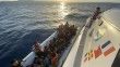 Ayvacık açıklarında 30'u çocuk, 75 kaçak göçmen yakalandı