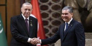 Cumhurbaşkanı Erdoğan, Türkmenistan Milli Lideri ve Halk Maslahatı Başkanı Berdimuhammedov ile görüştü