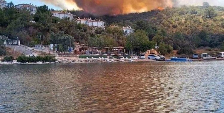 Milas’ta alevlerin önü kesildi
