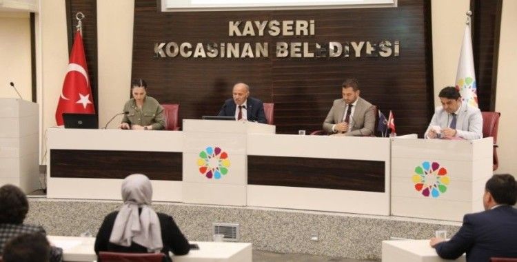 Kocasinan Meclisi Temmuz ayı toplantısını gerçekleştirdi
