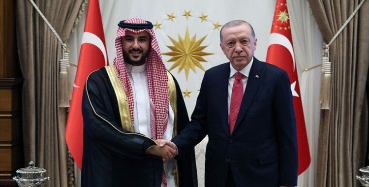 Cumhurbaşkanı Erdoğan, Suudi Arabistan Savunma Bakanı Selman'ı kabul etti