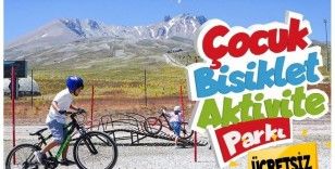 Büyükşehir, Erciyes’te çocuk bisiklet ve aktivite parkı sezonunu açtı
