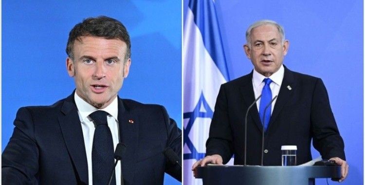 Macron ve Netanyahu telefonda İsrail-Lübnan sınırındaki gerginliği görüştü