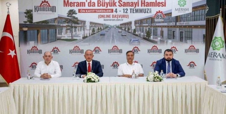 Meram’dan büyük sanayi hamlesi
