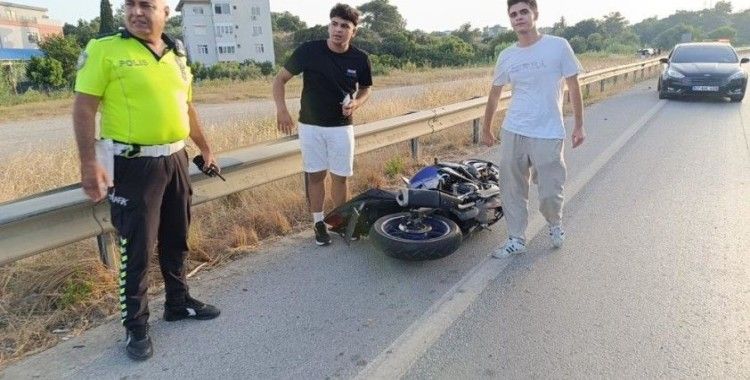 100 metre sürüklenen 2 kişi kazada hafif yaralandı