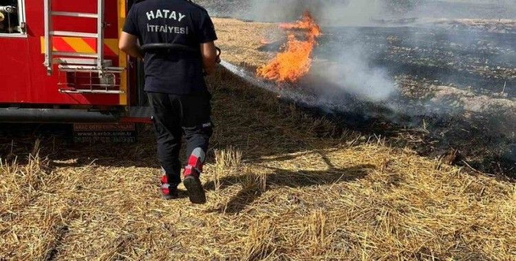 Hassa’da çıkan anız yangını söndürüldü
