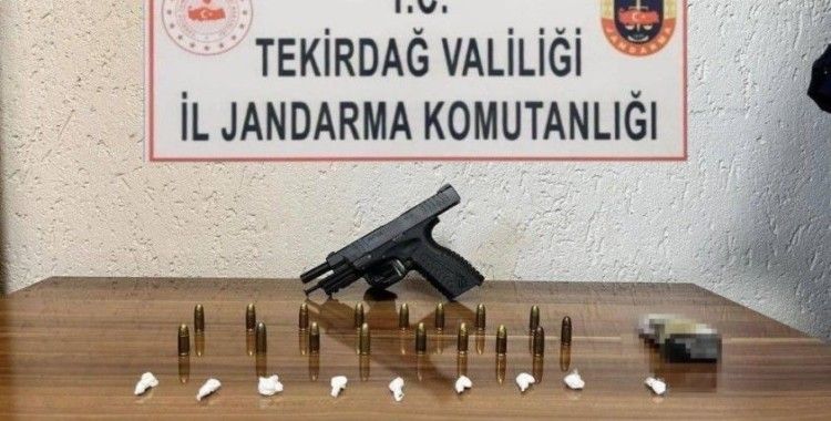 Tekirdağ'da uyuşturucu ve silah operasyonları