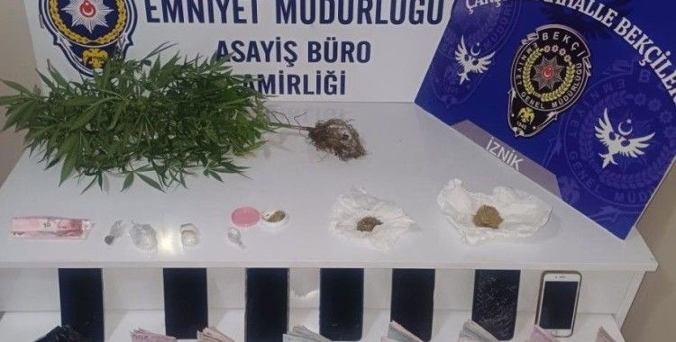 Bursa İznik'te uyuşturucu operasyonu: 7 gözaltı