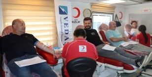 VEDAŞ personelinde kan bağışı