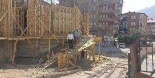 Hacı Sait Camii inşaatı hızla yükseliyor
