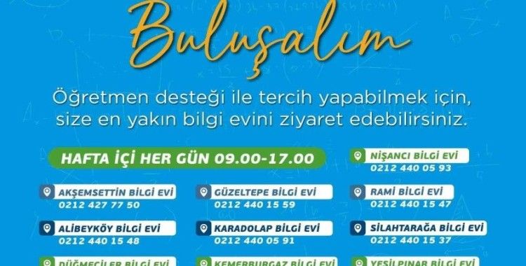 Eyüpsultan Belediyesi’nden öğrencilere LGS tercih desteği
