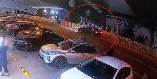 Kastamonu’da otomobilin çarptığı adam yaralandı: O anlar kamerada
