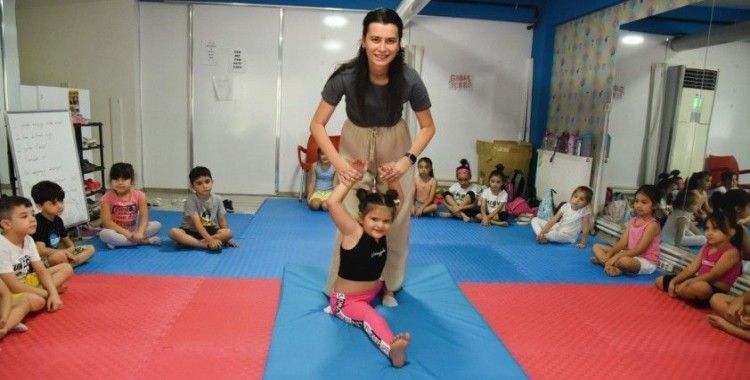 Yunusemre Yaz Spor Spor Okulu’nda cimnastik rüzgarı
