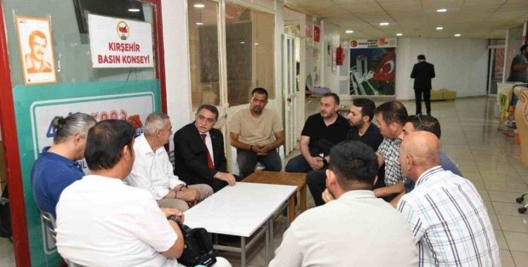 Rektör Karahocagil, Kırşehir Basın Konseyi’nde projelerini anlattı
