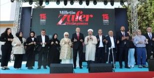 Emine Erdoğan: Vatan aşkıyla göğsünü siper eden tüm kahramanlarımıza minnettarız