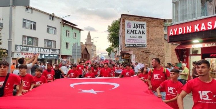 Sinop’ta mehter eşliğinde milli birlik yürüyüşü
