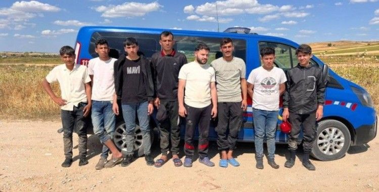 Edirne'de 8 yabancı uyruklu kaçak göçmen yakalandı