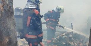 Malatya’da çatı yangını
