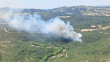 Balıkesir'de ormanlık alanda çıkan yangına müdahale ediliyor