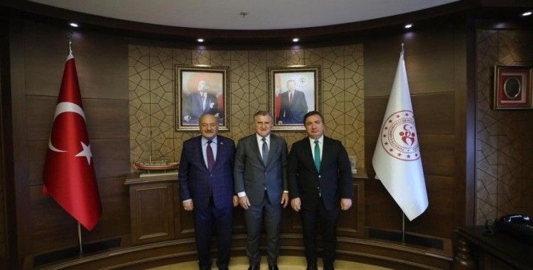 Vali Aydoğdu ile Milletvekili Karaman, Bakan Bak ile görüştü
