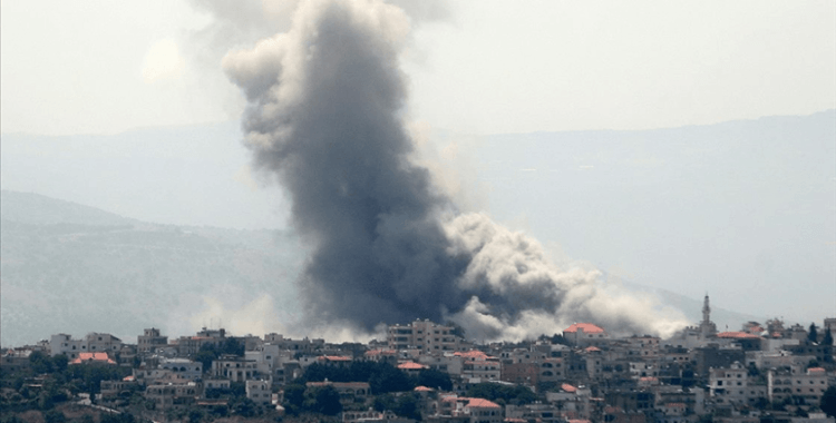 İsrail'in Lübnan'ın güneyine yönelik saldırısında bir Hizbullah mensubu öldü 12 kişi yaralandı