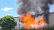 Kütahya'da plastik fabrikasında çıkan yangın söndürüldü