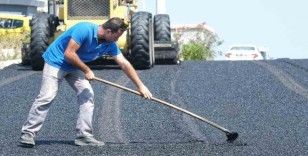 Bodrum Belediyesi yılın ilk 6 ayında 14 bin 400 ton asfalt serimi gerçekleştirdi
