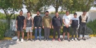 İpsala'da 8 kaçak göçmen yakalandı