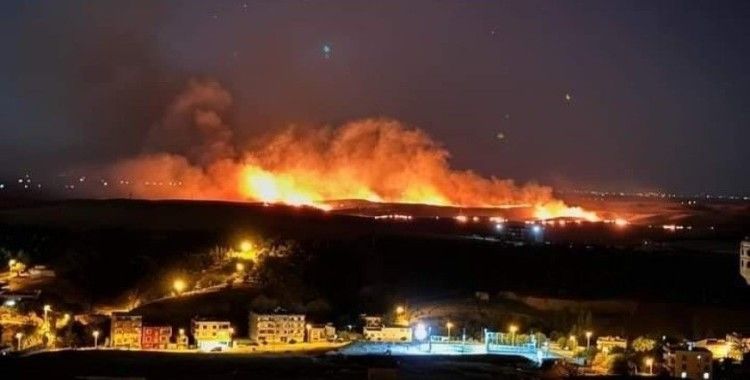 Diyarbakır’da anız yangını: Bölgedeki rüzgarın etkisiyle alevler geniş alana yayıldı
