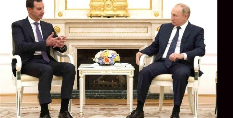 Putin ile Esed Moskova'da bir araya geldi