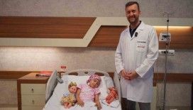 Tanısı konulamayan küçük Zeynep, kanseri robotik cerrahi ile yendi
