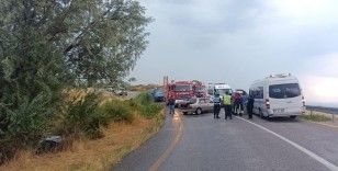 Denizli’de yağış sonrası kaygan zeminde zincirleme kaza: 9 yaralı
