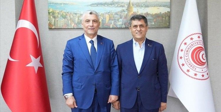 Ticaret Bakanı Ömer Bolat, UND Başkanı Aras'ı kabul etti