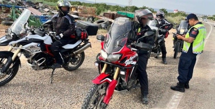 Gaziantep’te 17 motosiklet trafikten men edildi
