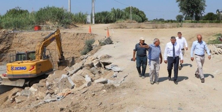 Başkan Güler, Çiftlik Mahallesi’nde yapımı devam eden yeni Köprü’yü inceledi
