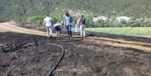 Bolu'da otluk arazide çıkan yangın söndürüldü