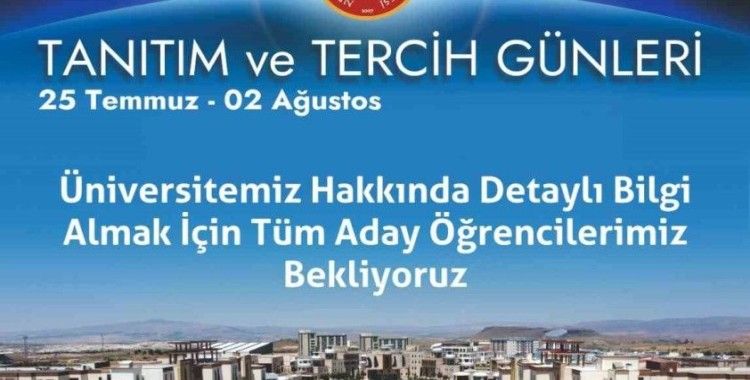 NEVÜ tanıtım ve tercih günleri düzenliyor
