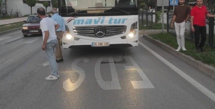 Amasya’da yolcu otobüsünün çarptığı yaya hayatını kaybetti
