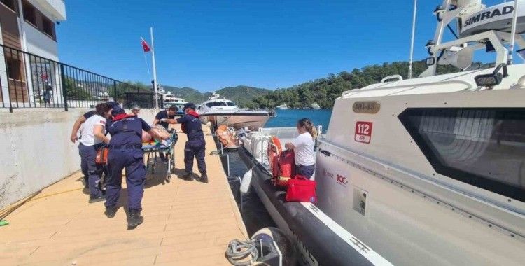 Sahil Güvenlikten Marmaris ve Fethiye’de 3 tıbbi tahliye
