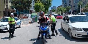 Niğde'de 103 motosiklet trafikten men edildi